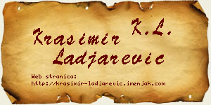 Krasimir Lađarević vizit kartica